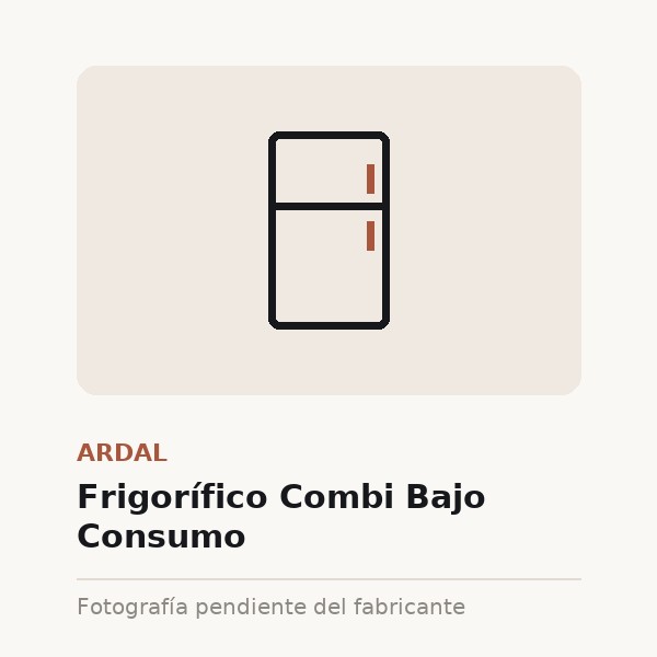 [ARD-0007-176C-ACE] Frigorífico Combi Bajo Consumo (Acero inox, 176 cm)