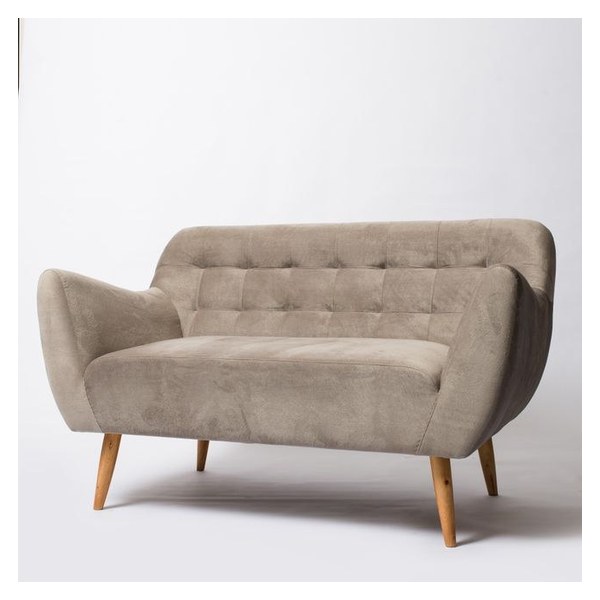 [DUN-0107-2PLA-GRI] Sofá Chaise Longue Reversible (Gris perla, 2 plazas)