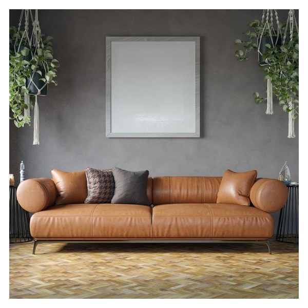 [DUN-0116-2PLA-GRI] Sofá Cama Sistema Italiano (Gris perla, 2 plazas)