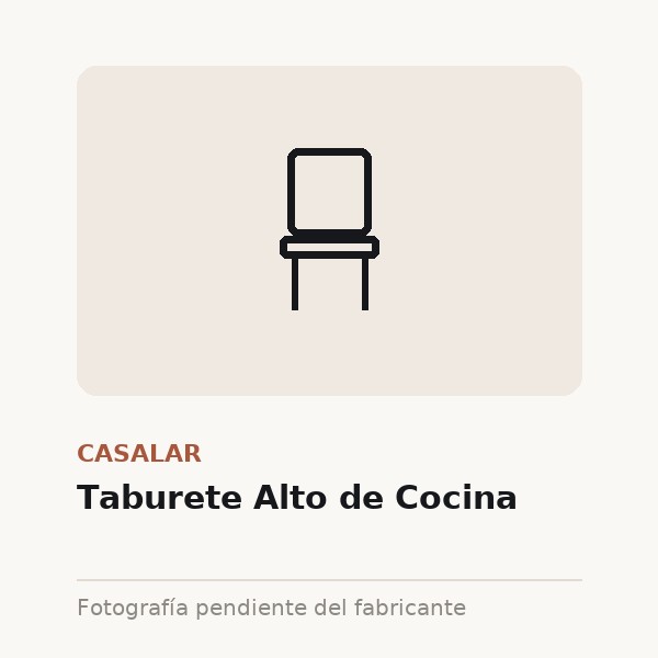 [CAS-0165-PACK-ROB] Taburete Alto de Cocina (Roble natural, Pack 2)