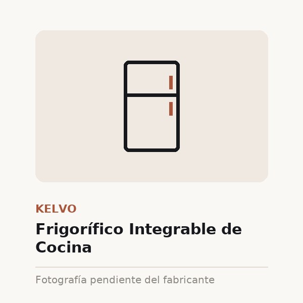 [KEL-0015-XXX-BLA] Frigorífico Integrable de Cocina