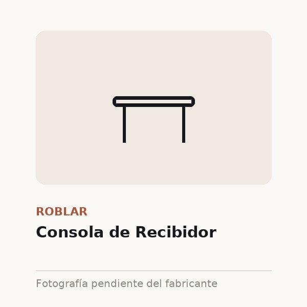 [ROB-0179-XXX-NOG] Consola de Recibidor (Nogal)