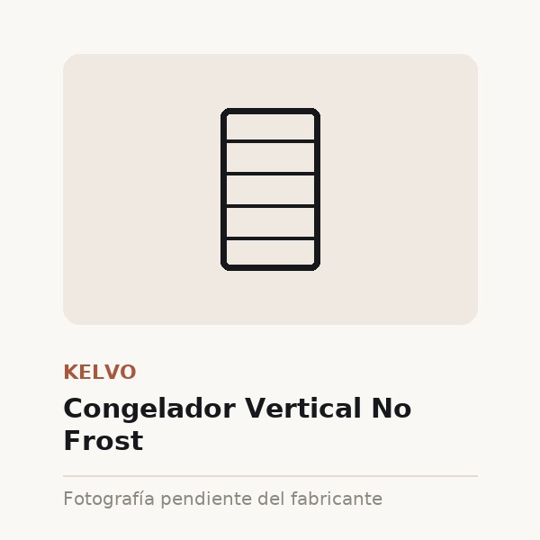 [KEL-0016-XXX-BLA] Congelador Vertical No Frost (Blanco mate)