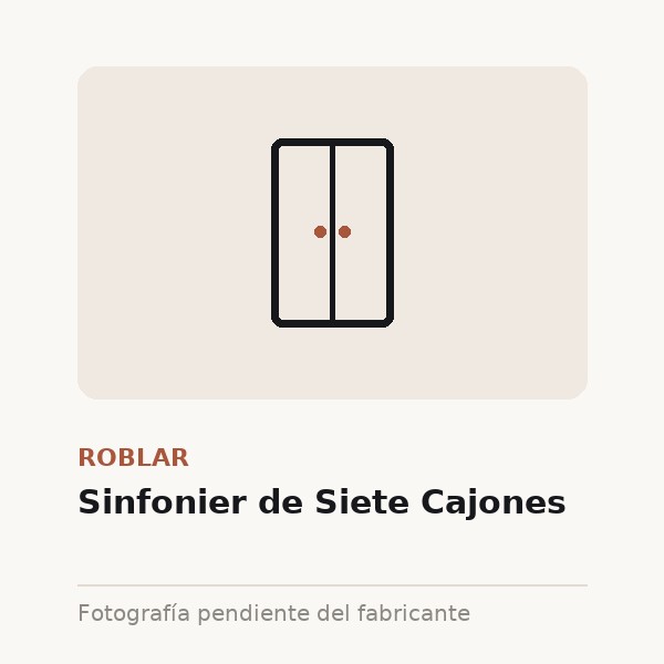 [ROB-0248-XXX-NOG] Sinfonier de Siete Cajones (Nogal)
