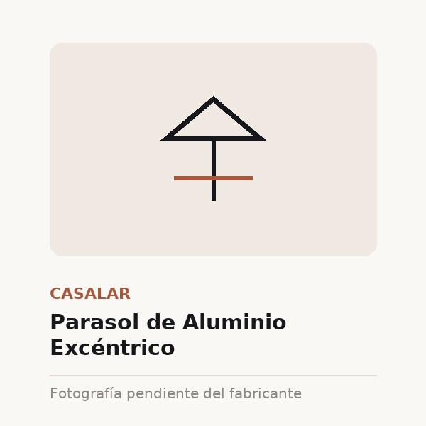 [CAS-0310-XXX-ANT] Parasol de Aluminio Excéntrico (Antracita)