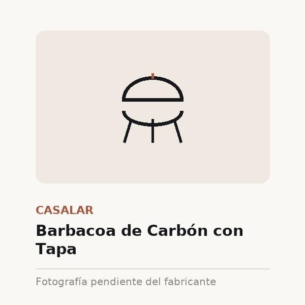 [CAS-0312-XXX-NEG] Barbacoa de Carbón con Tapa