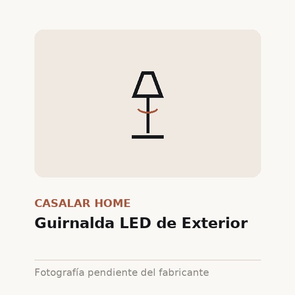 [CAS-0322-XXX-NEG] Guirnalda LED de Exterior