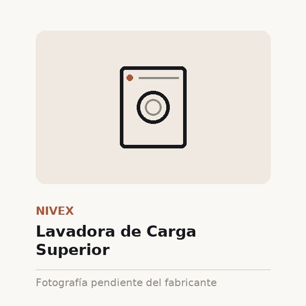[NIV-0033-XXX-BLA] Lavadora de Carga Superior