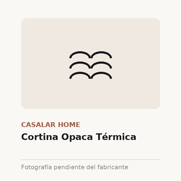 [CAS-0367-XXX-GRI] Cortina Opaca Térmica (Gris perla)
