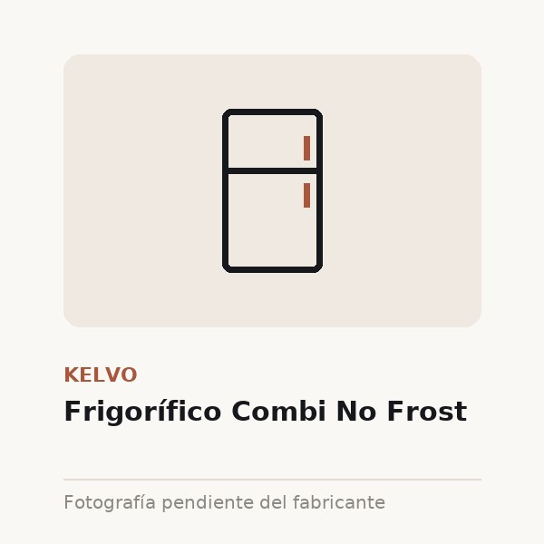 [KEL-0001-176C-BLA] Frigorífico Combi No Frost (Blanco mate, 176 cm)