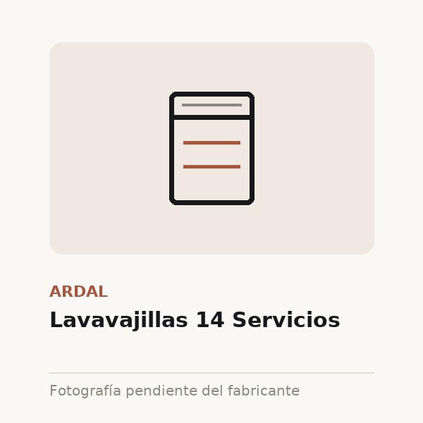 Lavavajillas 14 Servicios