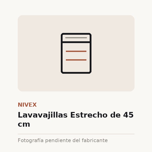 Lavavajillas Estrecho de 45 cm