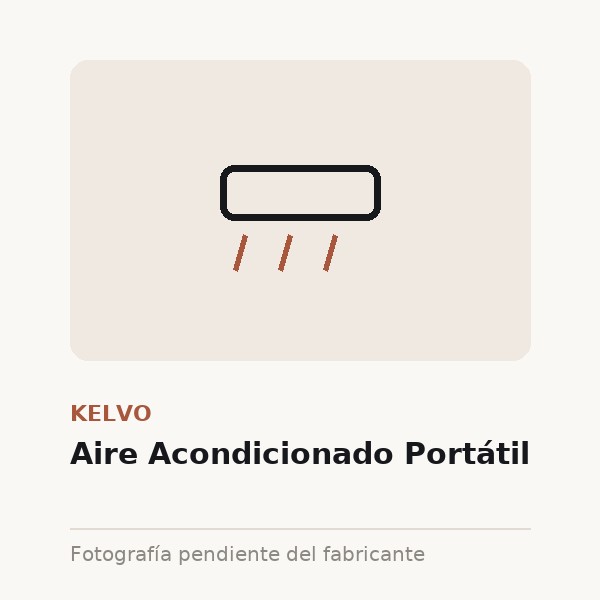 [KEL-0057-XXX-BLA] Aire Acondicionado Portátil (Blanco mate)
