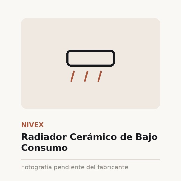 [NIV-0061-XXX-BLA] Radiador Cerámico de Bajo Consumo