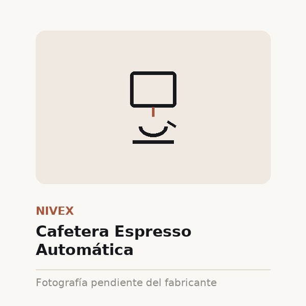 [NIV-0065-XXX-NEG] Cafetera Espresso Automática (Negro)