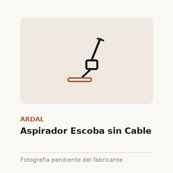 [ARD-0069-XXX-GRI] Aspirador Escoba sin Cable (Gris perla)