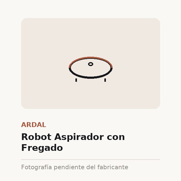 [ARD-0071-XXX-BLA] Robot Aspirador con Fregado (Blanco mate)