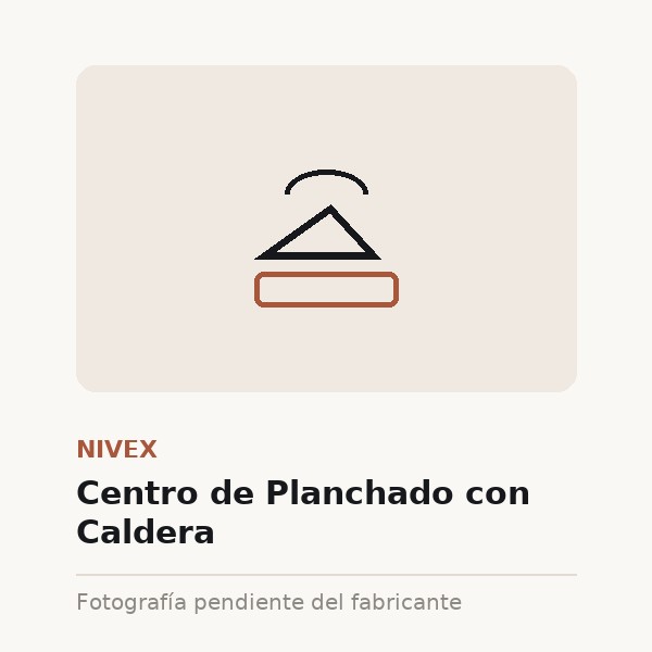 [NIV-0077-XXX-BLA] Centro de Planchado con Caldera (Blanco mate)