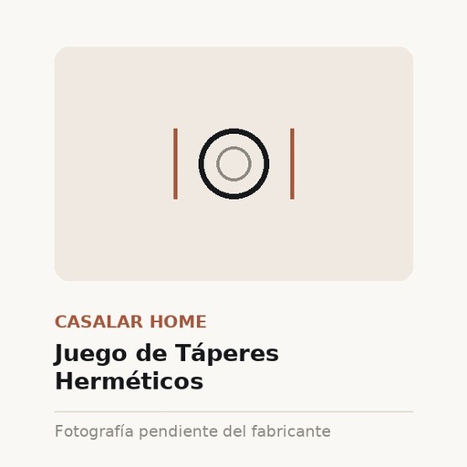 Juego de Táperes Herméticos